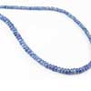 Natural Blue Tanzanite Faceted Roundel Beads Strand Length 12 Inches and Size 2mm to 5mm approx.Tanzanite is an extraordinary gemstone. It occurs in only one place worldwide. Its blue, surrounded by a fine hint of purple, is a wonderful colour. Tanzanite is trichroic and exhibits pronounced pleochroism. The colors respective to the three vibrational directions are sapphire-blue, sage green, and purple. 